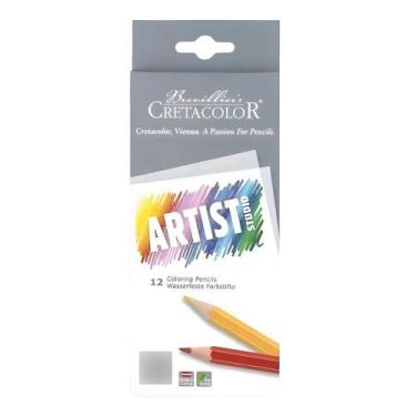 Imagem de Lapis de Cor Permanente Artist Studio Cretacolor 12 Cores