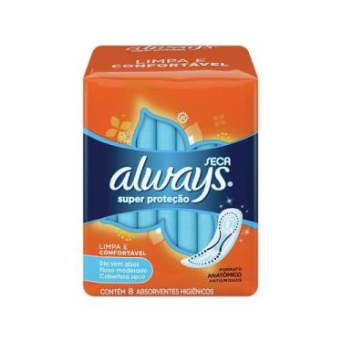 Imagem de Absorvente Always sem Abas Super Protecao Seca c/8un