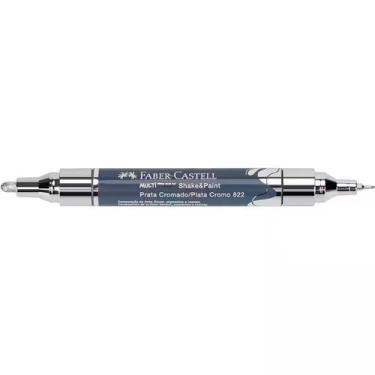Imagem de Marcador Multimark Cromado - Faber-Castell, Prata