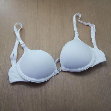 Imagem de Sutiã Tiras em Microfibra com Bojo Cor:BrancoTamanho:42 - Tiê Lingerie