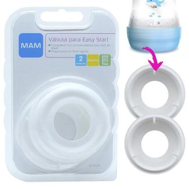 Imagem de Válvula Para Mamadeira Anticólicas Easy Start 2 Unidades - Baby MAM Co