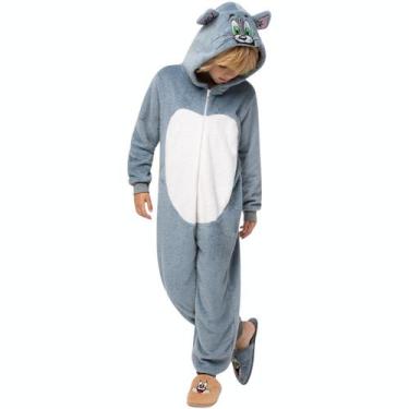 Imagem de Macacão Pijama Infantil Tom E Jerry Veggi Quente Quentinho Inverno Man