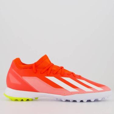 Imagem de Chuteira Adidas X Crazyfast League 23 Academy TF Society Laranja, 38