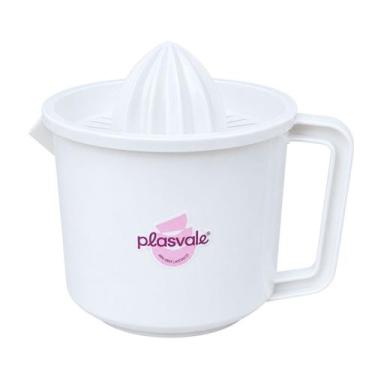 Imagem de Jarra 1l com Espremedor Branco - Plasvale
