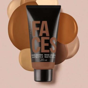 Imagem de Base Líquida Checkmatte Faces 20 ml - Maquiagem , 44 N