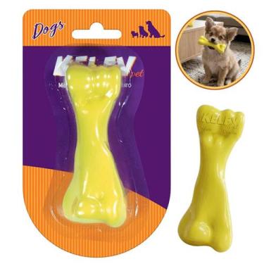 Imagem de Osso TPR Kelev Pequeno Jambo Pet Brinquedo Mordedor para Cachorro