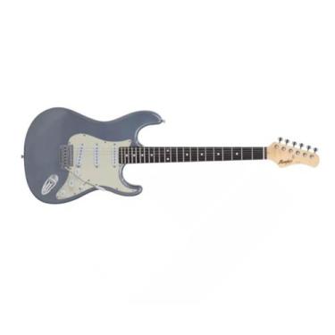 Imagem de Guitarra memphis mg 30 strato mdsv escala escura metallic deep silver