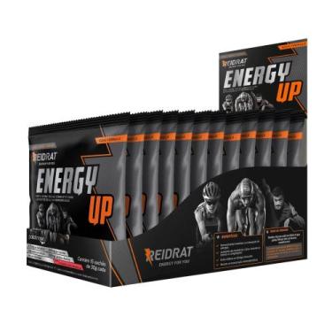 Imagem de Energy Up Reidrat Caixa 15 Sachês 30g Taurina Beta Pré Intra, Morango/