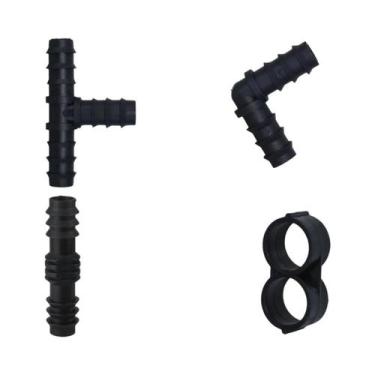 Imagem de Kit De Irrigação Por Gotejamento De 1/2 Polegada KESLA Com Conectores,