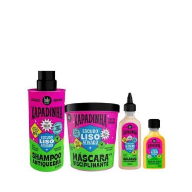 Imagem de Kit Xapadinha Shampoo 250ml, Balsamo 200ml, Mascara 450ml e Oleo 50ml 