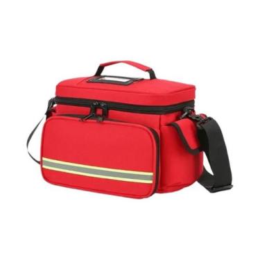 Imagem de Bolsa De Medicamentos De Emergência Impermeável De Dupla Camada Com Zí