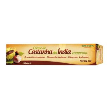 Imagem de Creme Hidratante Castanha Da Índia Composta 60g - Arte Nativa - Generi