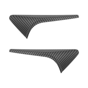 Imagem de Capa De Câmera Lateral Com Padrão De Carbono Para Tesla Model Y 3 2025