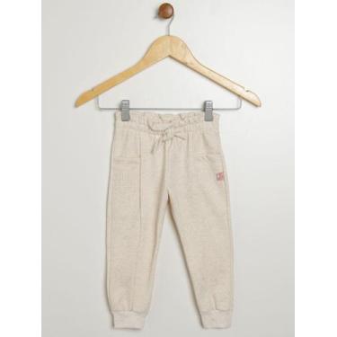 Imagem de Calça Moletom Clochard Infantil Para Menina - NATURAL - BRINCAR E ARTE