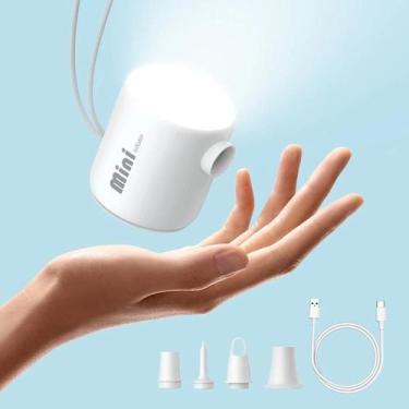 Imagem de Bomba De Ar Elétrica Portátil Sem Fio Com Luz LED Para Camping, Mini I