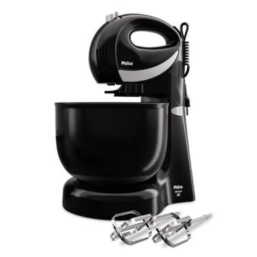 Imagem de Batedeira Philco Portátil 4L 500W 4 Velocidades PBT50A, 110V