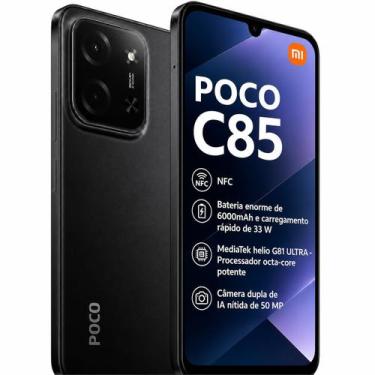 Imagem de POCO C85 256GB 8GB 50mp tela 6,9 120Hz NFC Ultra Fluidez Bateria Grand