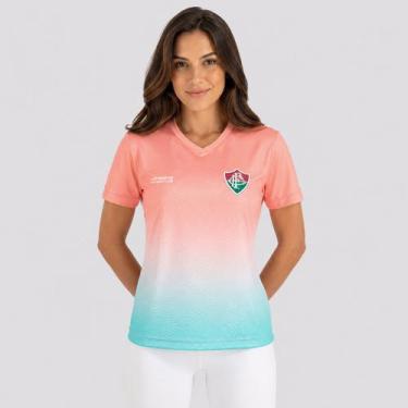 Imagem de Camisa Fluminense Sino Feminina Rosa - Braziline, G