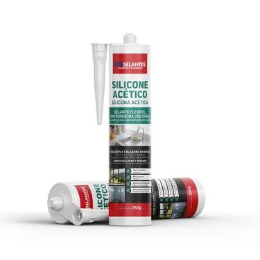 Imagem de Cartucho silicone acetico incolor. 250 gr - MS SELANTES