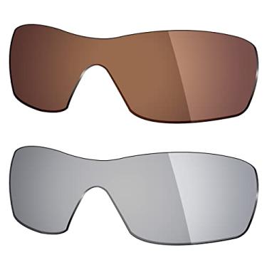 Imagem de 2 pares de lentes polarizadas de substituição da Mryok para óculos de sol Oakley Dart – Opções