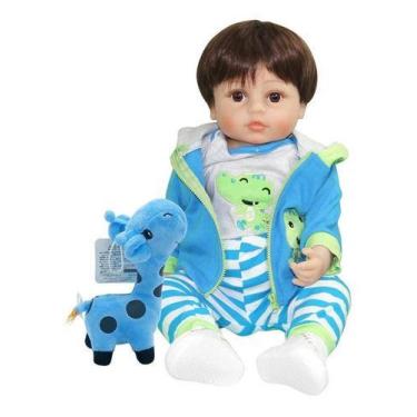 Boneca Reborn Realista Infantil Roupa Girafinha - USA Magazine