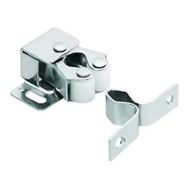 Imagem de Kit 20 fecho rolete zincado para móveis e armário - Starfer