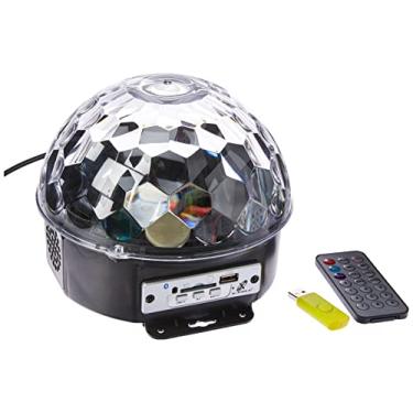 Imagem de Caixa Acustica Bola Led Giratorio Usb/Sd Bivolt, Flex, XC-XL-10