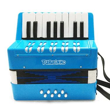 Imagem de ACORDEON TURBINHO 8 BAIXOS, Mahalo, 104-LB - AZUL CLARO