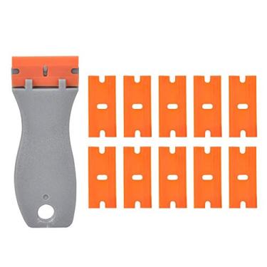 Imagem de Raspador removedor de cola para telefone LCD Touche Screen Kits de reparo com ferramenta de limpeza UV OCA e 10 lâminas de lâmina dupla