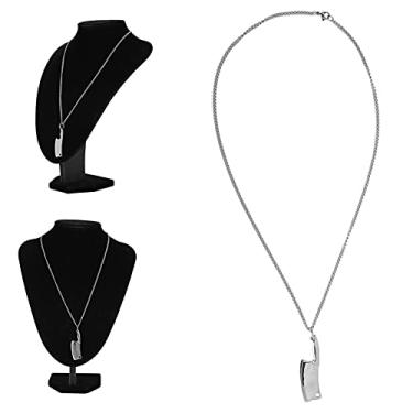 Imagem de Colar de corrente de cozinha, colares masculinos decorativos para presentes de aniversário para para homens (estilo com corrente)