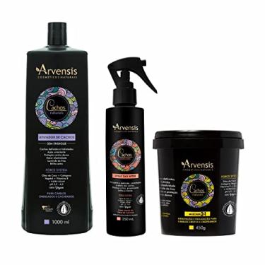 Imagem de Ativador de Cachos Ondulados 1l + Máscara 2x1 + Spray