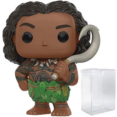 Imagem de Funko Disney: Moana - Boneco de vinil Maui Pop! (incluído com caixa protetora compatível), multicolorido, 9,5 cm