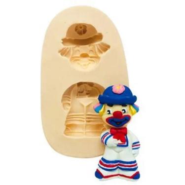 Imagem de Molde De Silicone Palhaço, Patati, Circo, Resina, Confeitaria, Biscuit Molds Planet