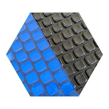 Imagem de Manta Térmica Piscina 3X8 300 Micras Proteção Uv Black/Blue