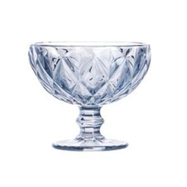 Imagem de Conjunto 6 Taças De Sobremesa Diamond Azul Metalizado 310Ml