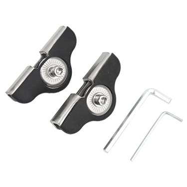 Imagem de Suportes de montagem de barra de luz, capô de aço inoxidável 304 suporte de barra de luz led 2 peças suportes de montagem de barra de luz de trabalho suporte universal de montagem de barra de luz led