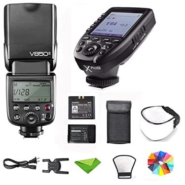 Imagem de Godox V850II V850 Flash para Sony Canon Nikon etc, com Godox XPRO-N GN60 2.4G 1/8000s HSS 650 Flashes de potência total 2000mAh Bateria Li-ion 1.5s Tempo de Reciclagem Câmera Speedlight Speedlite