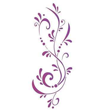 Imagem de Stencil de Acetato para Pintura OPA 10 x 30 cm - 1717 Arabesco Gotas
