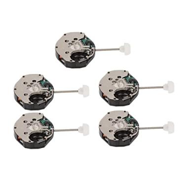 Imagem de substitui??o de movimento de quartzo de rel¨®gio,Conjunto de 5 pe?as de movimento de rel¨®gio, reparos de pe?as de acess¨®rios de ferramenta de rel¨®gio, pe?a de reposi??o de movimento mecanico auto