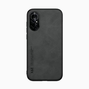 Imagem de Kepuch Silklike Capa para Huawei Nova 8 - Case Placa de Metal Embutida para Huawei Nova 8 - Preto