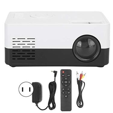 Imagem de Mini projetor, projetor portátil de alta definição total de 1080p Smart Home Theater 100-240V (EUA)