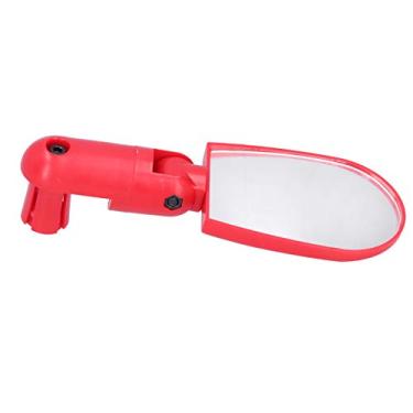 Imagem de Espelho de bicicleta, espelhos retrovisores de bicicleta ABS conveniente para andar de bicicleta ao ar livre (vermelho)