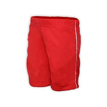 Imagem de Bermuda Helanca Infantil Vermelho Tamanho 08
