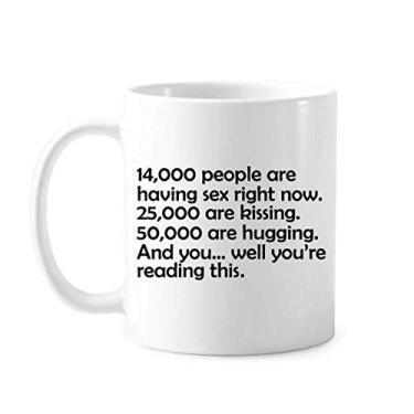 Imagem de Caneca de cerâmica para café e porcelana com citação de cão no dia dos namorados