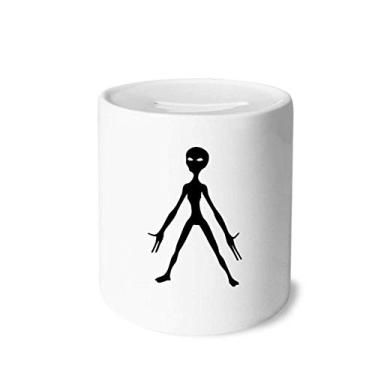 Imagem de DIYthinker Universo Alienígena Monstro Dinheiro Caixa de Cerâmica Porta-Moedas Presente de Cofrinho