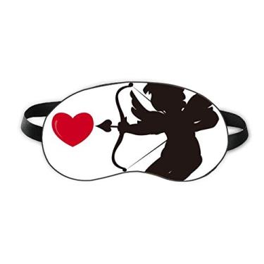 Imagem de Cupido Angel Love Heart Pattern Sleep Eye Shield Soft Night Vlindfold Shade Cover