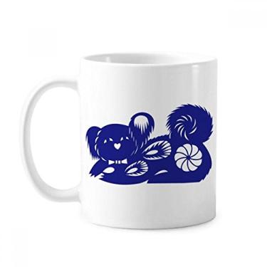 Imagem de Caneca de cerâmica com estampa do zodíaco da China Year Of Dog Animal