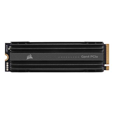 Imagem de Corsair SSD MP600 Pro 1TB Gen4 PCIe x4 NVMe M.2 – TLC NAND de alta densidade – dissipador de calor de alumínio – fator de forma M.2 2280