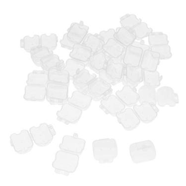 Imagem de SM SunniMix 30 peças de anzóis de pesca de polvo de lula capa protetora de pesca Jigs iscas de segurança - G