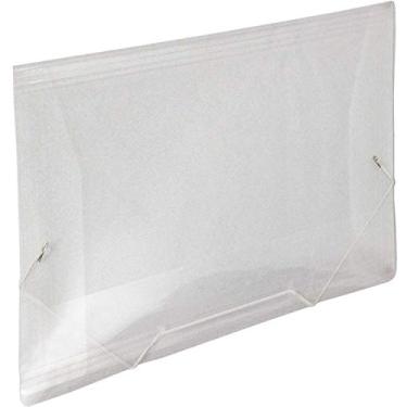 Imagem de Pasta Aba Elastica Plastica Oficio Cristal Line Pacote Com 10-71280